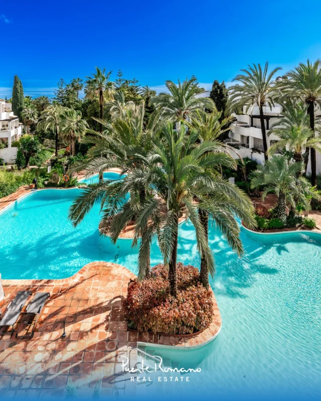 Located on the second floor of Puente Romano II, this south-facing apartment is just steps from the beach and Marbella’s most vibrant dining scene.❈ 156 m² total built area including terraces❈ Three bedrooms and two bathrooms❈ South orientation for all-day light❈ Spacious covered and open terraces overlooking communal gardens and pool❈ Fully renovated, equipped kitchen with open-plan living❈ Private parking space within a gated community❈ Concierge service and tropical mature gardensAsking price: €2,985,000Location: Puente Romano II, Golden Mile, MarbellaReference 15601More information: https://b.link/PRRE-15601Contact us to arrange a viewing.#PuenteRomanoRealEstate #GoldenMileMarbella #MarbellaRealEstate